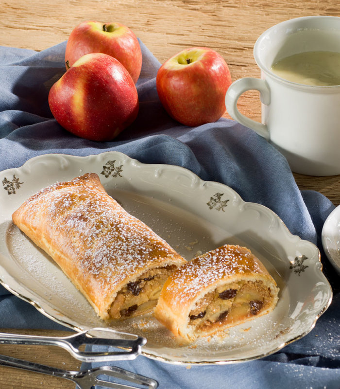 Blätterteig Apfelstrudel