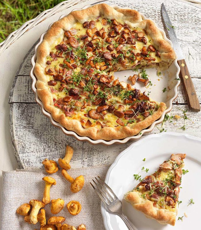 Eierschwmmerl-Quiche Tante Fanny
