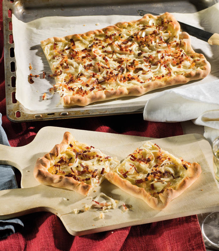 Elsässer Flammkuchen