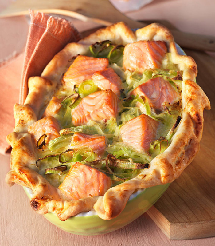 Lauch Lachs tarte Tante Fanny
