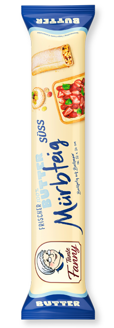 Frischer Süßer Butter-Mürbteig