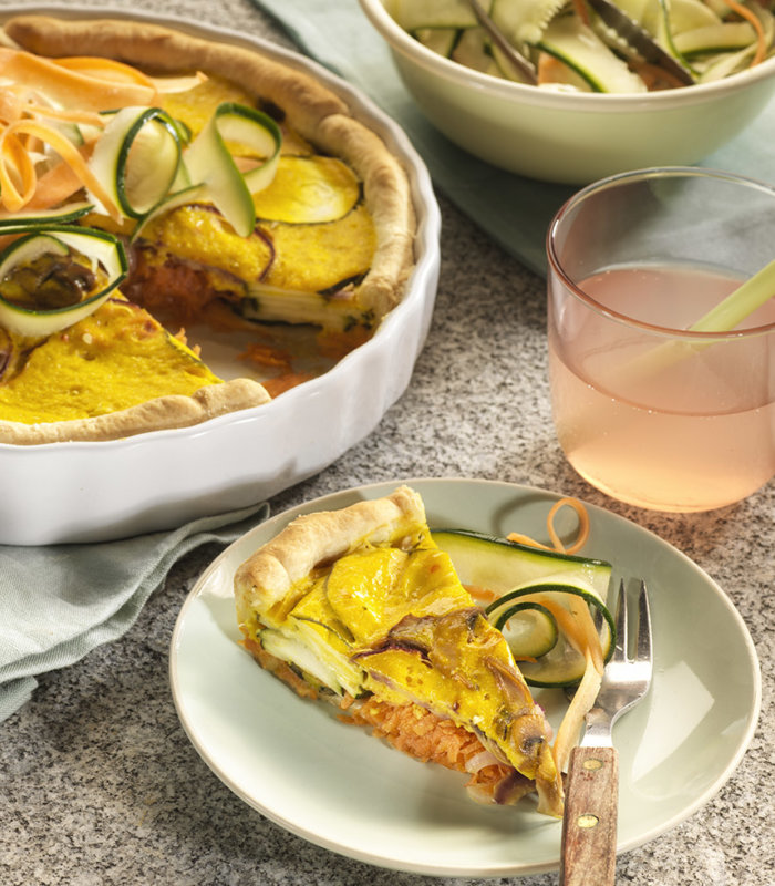 Vegane Gemüsequiche