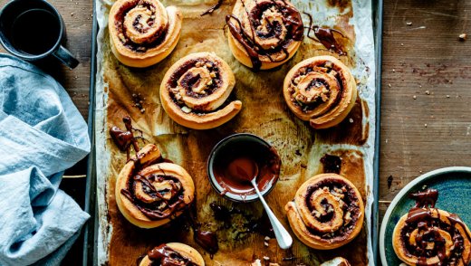 Schoko-Nuss Schnecken