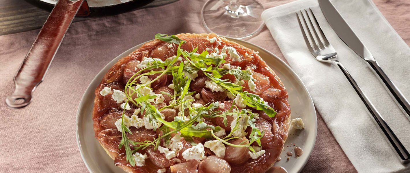 Schalotten Tarte Tatin