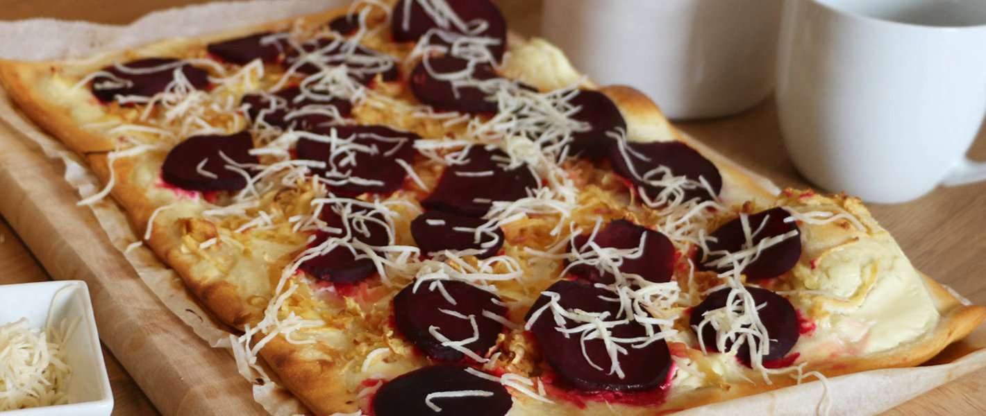 Rote Rüben Pizza Tante Fanny