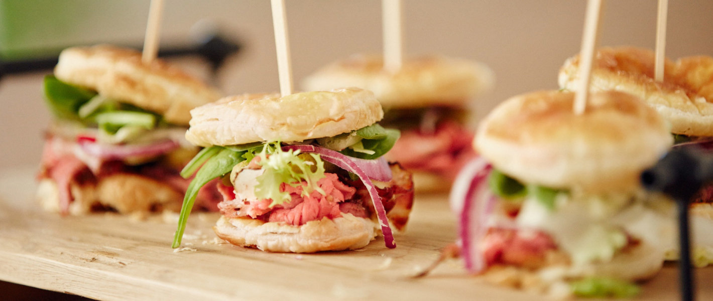 Burger mit Roastbeef Tante Fanny