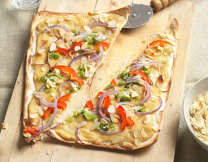 Veganer Flammkuchen