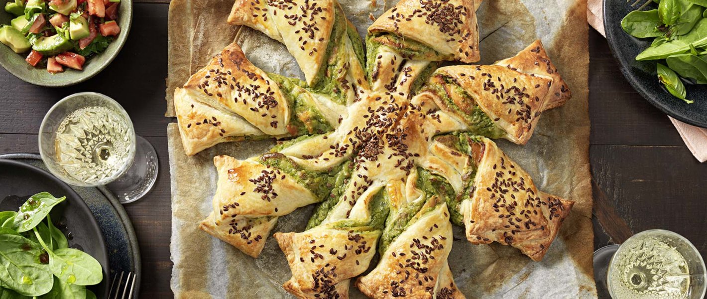 Rezept Spinatstern mit Avocado Tante Fanny