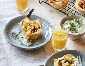 Zucchini-Karotten-Körberl
