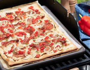 Salami-Paprika Pizza