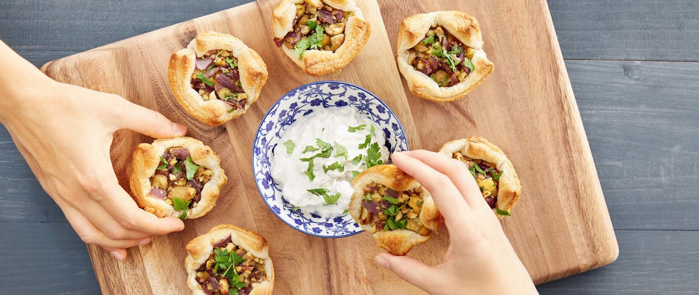 Rezept Vegane Blätterteig-Muffins mit Maroni Tante Fanny