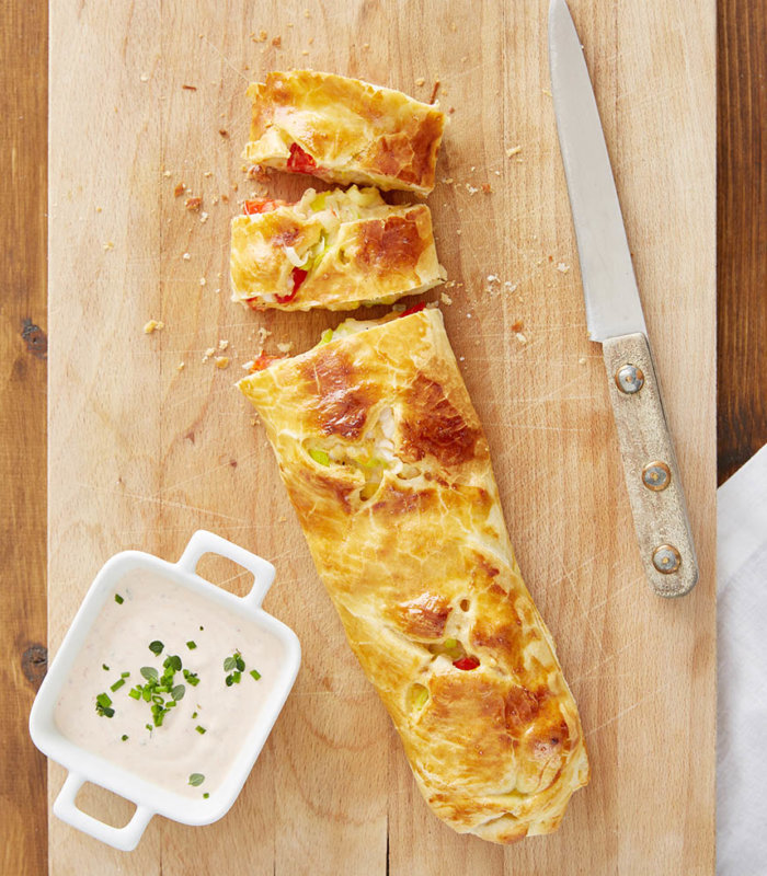 Lauch-Tomaten-Strudel Tante Fanny