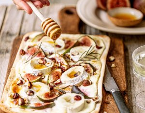 Flammkuchen mit Feigen