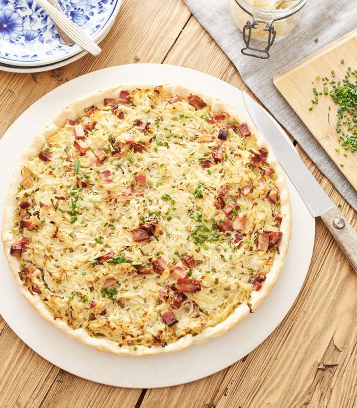 Sauerkraut-Quiche