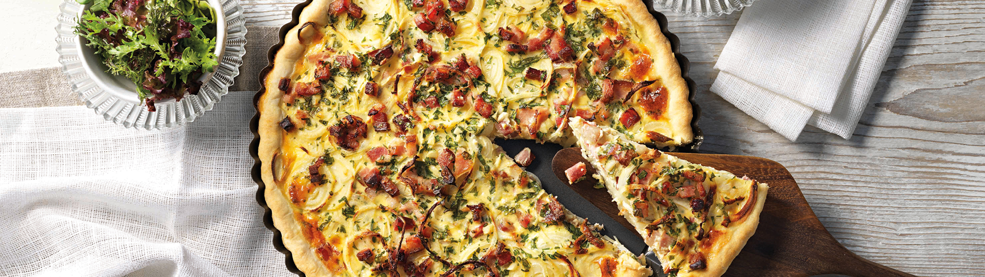Quiche backen