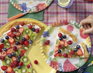 Obst-Pizza
