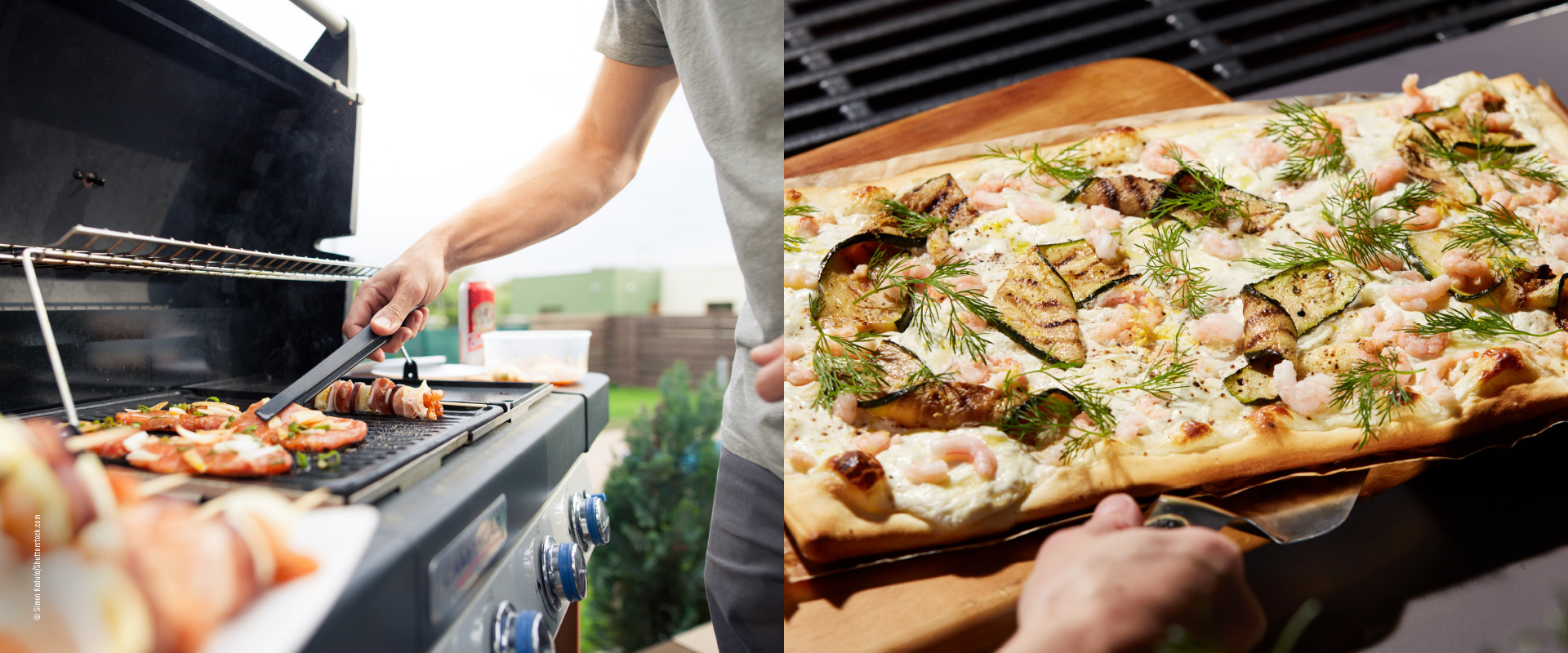 Grillen in der Outdoorküche