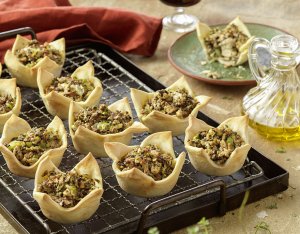 High-Protein Flammkuchen Cupcakes