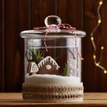 Lebkuchen-Landschaft im Glas-image