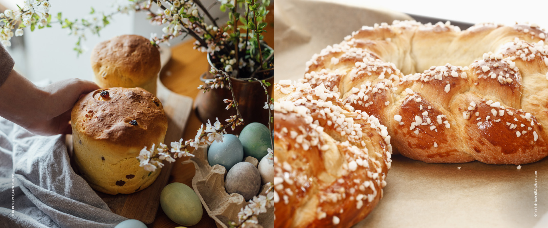 Einfaches Backen zu Ostern mit Hefeteig