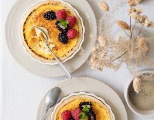 Crème Brûlée im Blätterteig