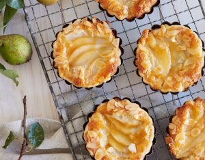 Vegane Birnen-Tartelettes
