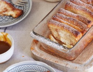 Süßes Zupfbrot mit Zimt-Zucker