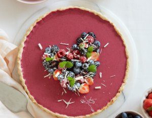 Fruchtige Beerentarte