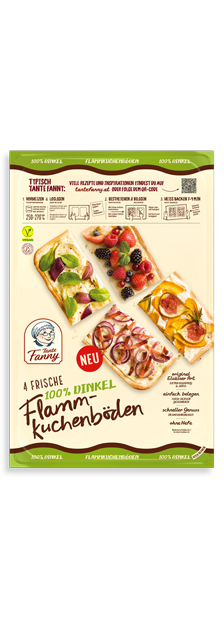 Tante Fanny Dinkel-Flammkuchenböden