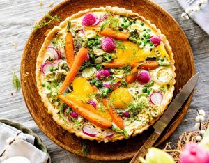 Vegetarische Osterquiche