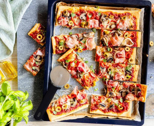 Köstlicher Pizza-Genuss