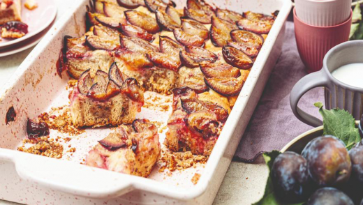 Zwetschken-Schnecken-Kuchen